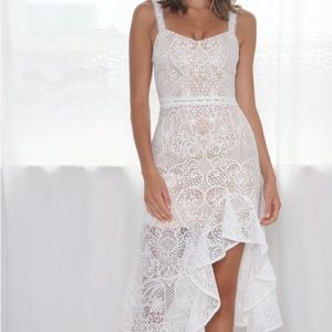 Jaus Trinity Dress - Ivory/Nude